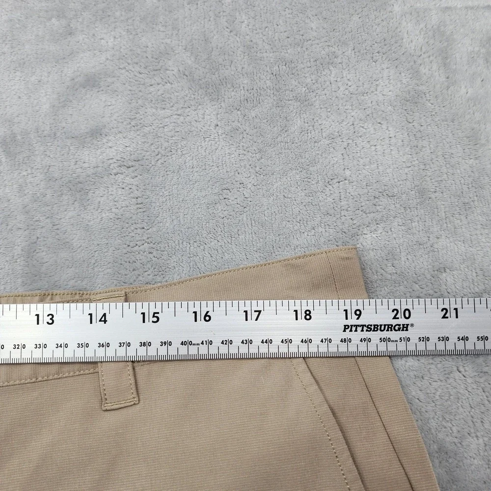 Banana Republic Shorts Mens 40 Beige Stretch Chino Elastic Waist 9 Inseam Casual
